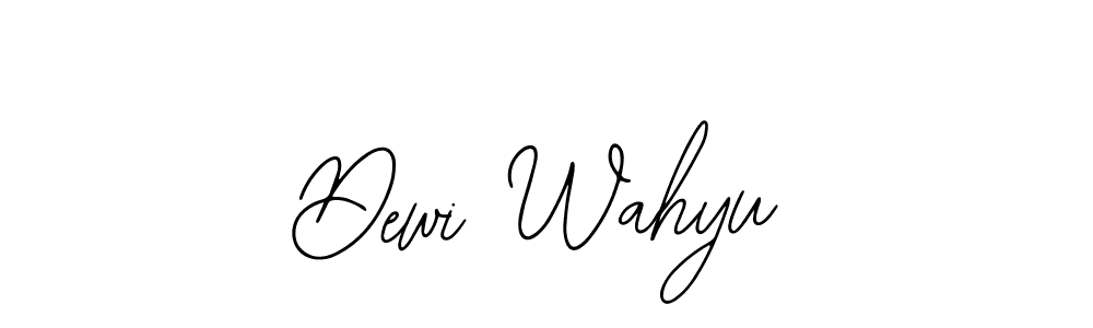 if you are searching for the best signature style for your name Dewi Wahyu. so please give up your signature search. here we have designed multiple signature styles  using Bearetta-2O07w. Dewi Wahyu signature style 12 images and pictures png