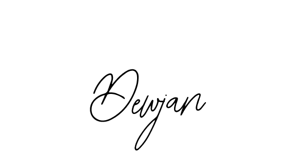 How to make Dewjan signature? Bearetta-2O07w is a professional autograph style. Create handwritten signature for Dewjan name. Dewjan signature style 12 images and pictures png