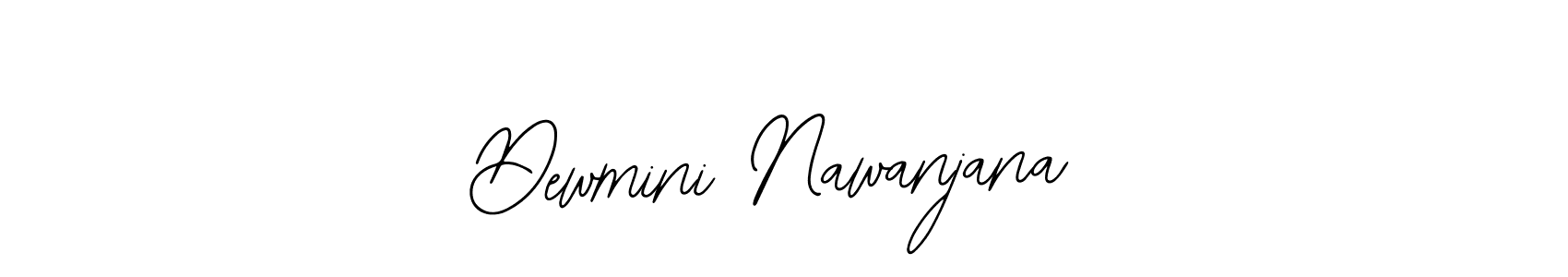 How to make Dewmini Nawanjana name signature. Use Bearetta-2O07w style for creating short signs online. This is the latest handwritten sign. Dewmini Nawanjana signature style 12 images and pictures png