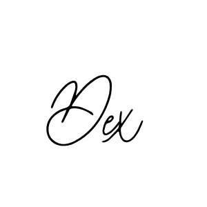 Make a beautiful signature design for name Dex. With this signature (Bearetta-2O07w) style, you can create a handwritten signature for free. Dex signature style 12 images and pictures png