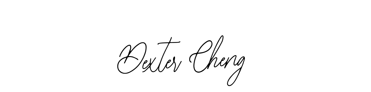 How to make Dexter Cheng name signature. Use Bearetta-2O07w style for creating short signs online. This is the latest handwritten sign. Dexter Cheng signature style 12 images and pictures png