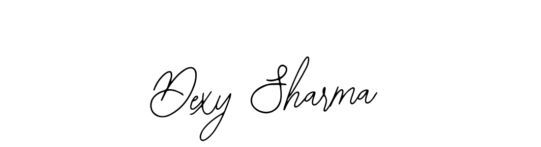 How to make Dexy Sharma signature? Bearetta-2O07w is a professional autograph style. Create handwritten signature for Dexy Sharma name. Dexy Sharma signature style 12 images and pictures png