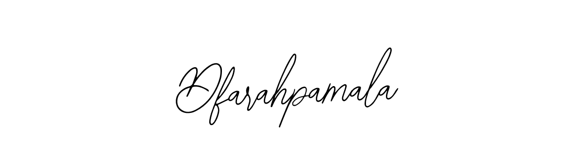 It looks lik you need a new signature style for name Dfarahpamala. Design unique handwritten (Bearetta-2O07w) signature with our free signature maker in just a few clicks. Dfarahpamala signature style 12 images and pictures png