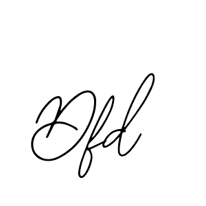 How to make Dfd name signature. Use Bearetta-2O07w style for creating short signs online. This is the latest handwritten sign. Dfd signature style 12 images and pictures png