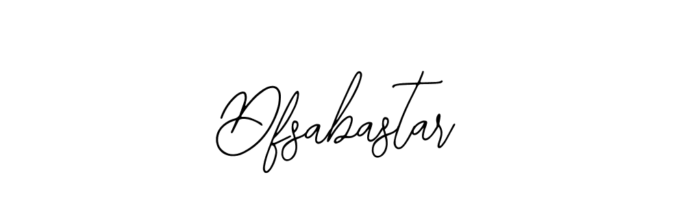 Design your own signature with our free online signature maker. With this signature software, you can create a handwritten (Bearetta-2O07w) signature for name Dfsabastar. Dfsabastar signature style 12 images and pictures png