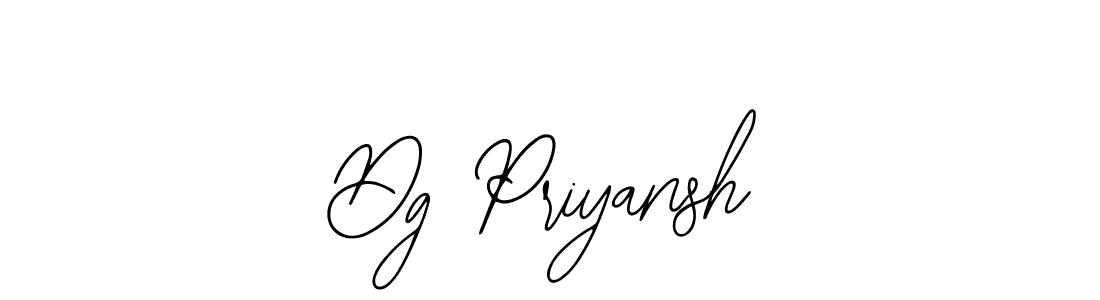 Create a beautiful signature design for name Dg Priyansh. With this signature (Bearetta-2O07w) fonts, you can make a handwritten signature for free. Dg Priyansh signature style 12 images and pictures png