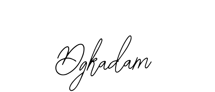 The best way (Bearetta-2O07w) to make a short signature is to pick only two or three words in your name. The name Dgkadam include a total of six letters. For converting this name. Dgkadam signature style 12 images and pictures png