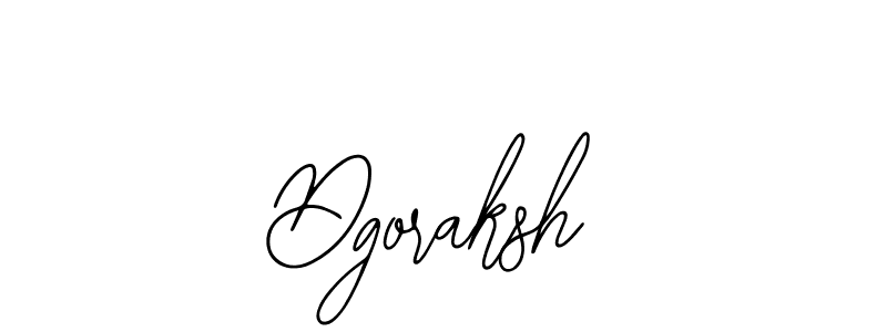 Use a signature maker to create a handwritten signature online. With this signature software, you can design (Bearetta-2O07w) your own signature for name Dgoraksh. Dgoraksh signature style 12 images and pictures png