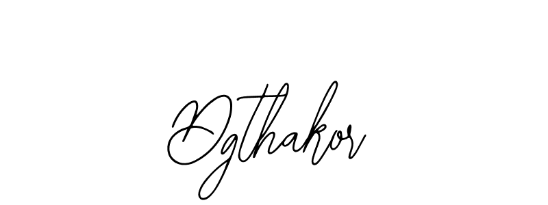 How to make Dgthakor signature? Bearetta-2O07w is a professional autograph style. Create handwritten signature for Dgthakor name. Dgthakor signature style 12 images and pictures png