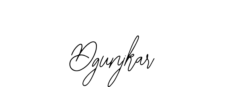 How to Draw Dgunjkar signature style? Bearetta-2O07w is a latest design signature styles for name Dgunjkar. Dgunjkar signature style 12 images and pictures png