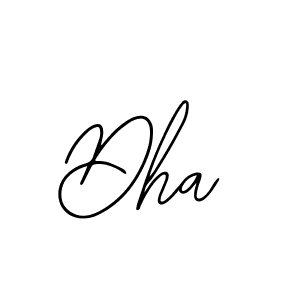 Dha stylish signature style. Best Handwritten Sign (Bearetta-2O07w) for my name. Handwritten Signature Collection Ideas for my name Dha. Dha signature style 12 images and pictures png