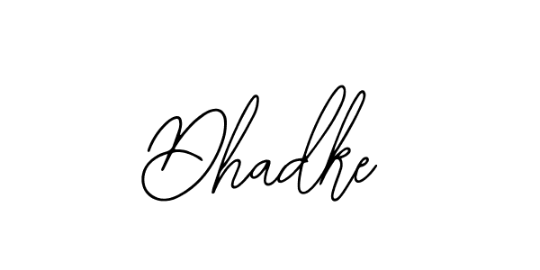 The best way (Bearetta-2O07w) to make a short signature is to pick only two or three words in your name. The name Dhadke include a total of six letters. For converting this name. Dhadke signature style 12 images and pictures png