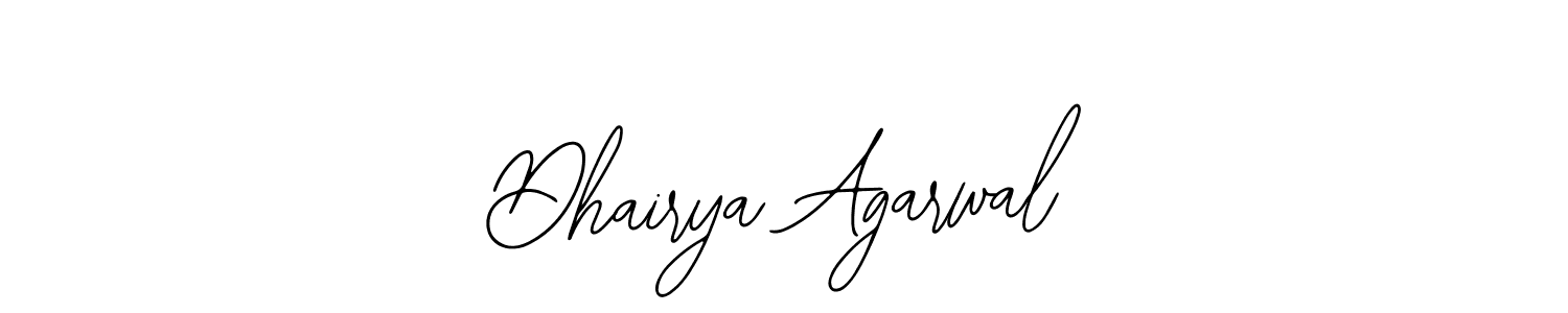 Make a short Dhairya Agarwal signature style. Manage your documents anywhere anytime using Bearetta-2O07w. Create and add eSignatures, submit forms, share and send files easily. Dhairya Agarwal signature style 12 images and pictures png