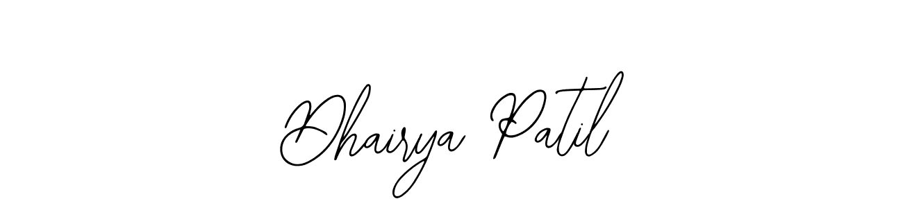 Use a signature maker to create a handwritten signature online. With this signature software, you can design (Bearetta-2O07w) your own signature for name Dhairya Patil. Dhairya Patil signature style 12 images and pictures png