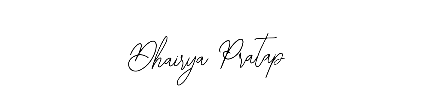 Make a short Dhairya Pratap signature style. Manage your documents anywhere anytime using Bearetta-2O07w. Create and add eSignatures, submit forms, share and send files easily. Dhairya Pratap signature style 12 images and pictures png