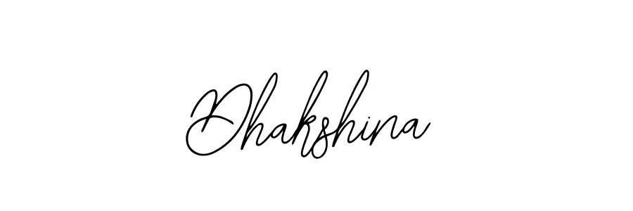 Design your own signature with our free online signature maker. With this signature software, you can create a handwritten (Bearetta-2O07w) signature for name Dhakshina. Dhakshina signature style 12 images and pictures png