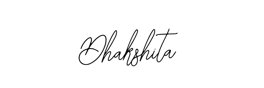 How to make Dhakshita name signature. Use Bearetta-2O07w style for creating short signs online. This is the latest handwritten sign. Dhakshita signature style 12 images and pictures png