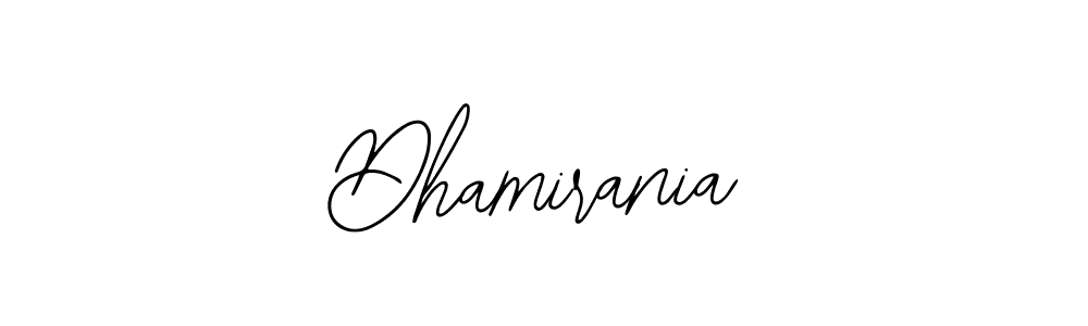 Design your own signature with our free online signature maker. With this signature software, you can create a handwritten (Bearetta-2O07w) signature for name Dhamirania. Dhamirania signature style 12 images and pictures png