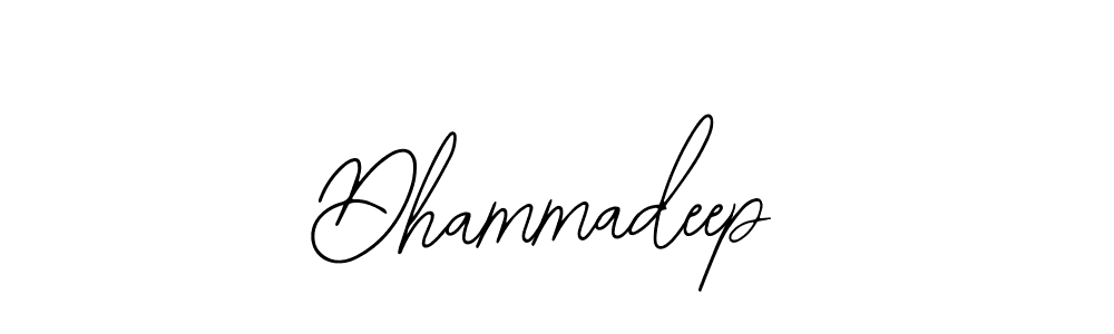 How to make Dhammadeep signature? Bearetta-2O07w is a professional autograph style. Create handwritten signature for Dhammadeep name. Dhammadeep signature style 12 images and pictures png