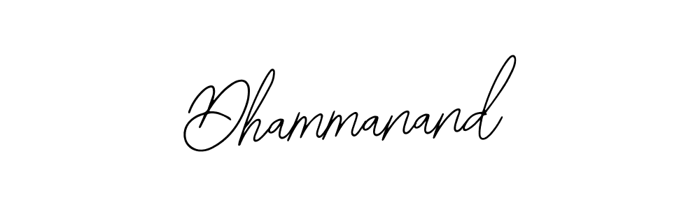Use a signature maker to create a handwritten signature online. With this signature software, you can design (Bearetta-2O07w) your own signature for name Dhammanand. Dhammanand signature style 12 images and pictures png
