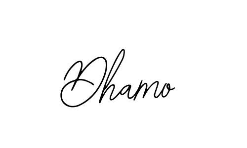 How to make Dhamo signature? Bearetta-2O07w is a professional autograph style. Create handwritten signature for Dhamo name. Dhamo signature style 12 images and pictures png