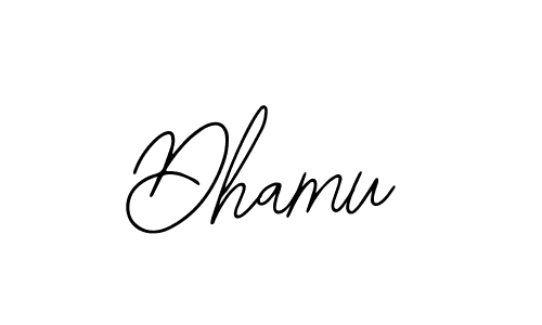 Dhamu stylish signature style. Best Handwritten Sign (Bearetta-2O07w) for my name. Handwritten Signature Collection Ideas for my name Dhamu. Dhamu signature style 12 images and pictures png