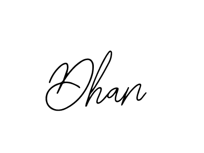 How to make Dhan name signature. Use Bearetta-2O07w style for creating short signs online. This is the latest handwritten sign. Dhan signature style 12 images and pictures png