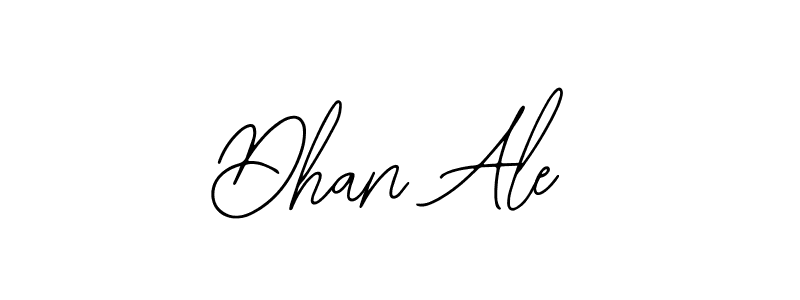You should practise on your own different ways (Bearetta-2O07w) to write your name (Dhan Ale) in signature. don't let someone else do it for you. Dhan Ale signature style 12 images and pictures png