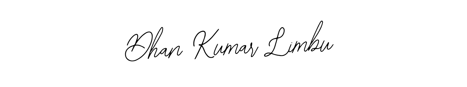 Design your own signature with our free online signature maker. With this signature software, you can create a handwritten (Bearetta-2O07w) signature for name Dhan Kumar Limbu. Dhan Kumar Limbu signature style 12 images and pictures png