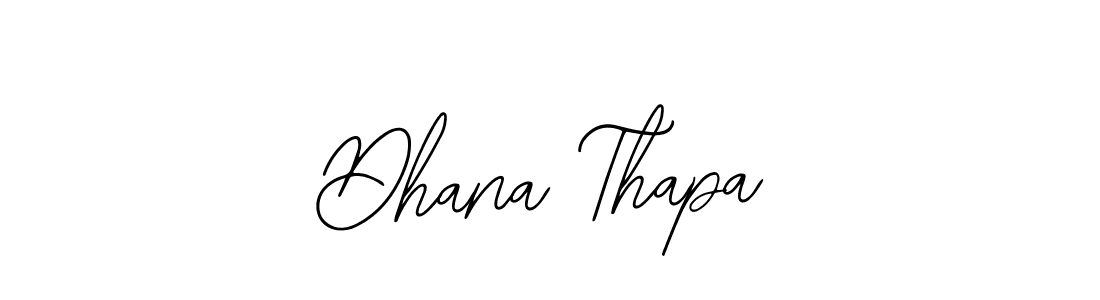 Dhana Thapa stylish signature style. Best Handwritten Sign (Bearetta-2O07w) for my name. Handwritten Signature Collection Ideas for my name Dhana Thapa. Dhana Thapa signature style 12 images and pictures png