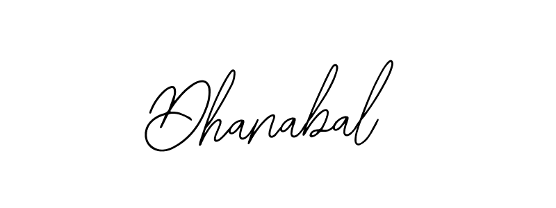 The best way (Bearetta-2O07w) to make a short signature is to pick only two or three words in your name. The name Dhanabal include a total of six letters. For converting this name. Dhanabal signature style 12 images and pictures png