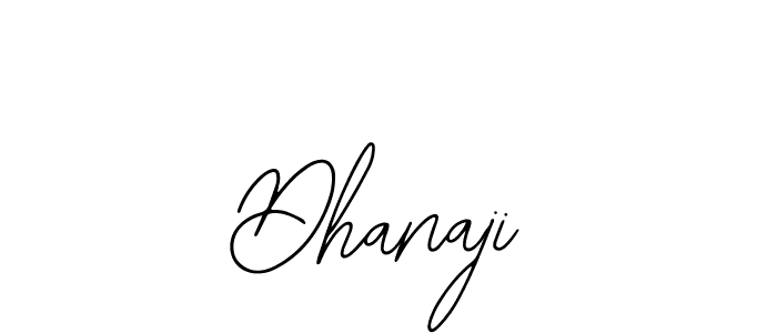 Design your own signature with our free online signature maker. With this signature software, you can create a handwritten (Bearetta-2O07w) signature for name Dhanaji. Dhanaji signature style 12 images and pictures png