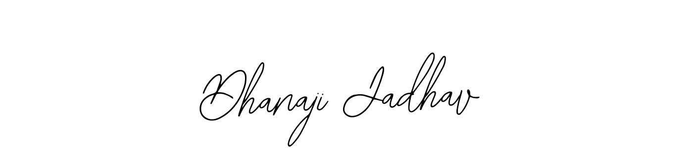 Similarly Bearetta-2O07w is the best handwritten signature design. Signature creator online .You can use it as an online autograph creator for name Dhanaji Jadhav. Dhanaji Jadhav signature style 12 images and pictures png