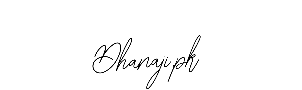 It looks lik you need a new signature style for name Dhanaji.pk. Design unique handwritten (Bearetta-2O07w) signature with our free signature maker in just a few clicks. Dhanaji.pk signature style 12 images and pictures png