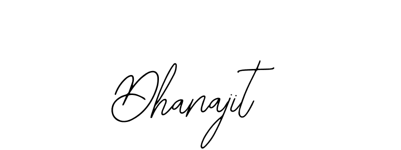 Use a signature maker to create a handwritten signature online. With this signature software, you can design (Bearetta-2O07w) your own signature for name Dhanajit. Dhanajit signature style 12 images and pictures png