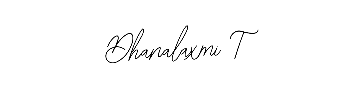 Dhanalaxmi T stylish signature style. Best Handwritten Sign (Bearetta-2O07w) for my name. Handwritten Signature Collection Ideas for my name Dhanalaxmi T. Dhanalaxmi T signature style 12 images and pictures png