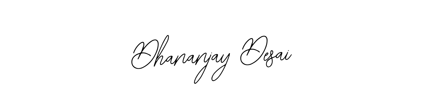 Also we have Dhananjay Desai name is the best signature style. Create professional handwritten signature collection using Bearetta-2O07w autograph style. Dhananjay Desai signature style 12 images and pictures png