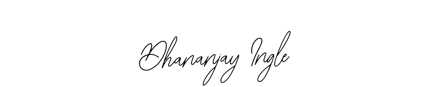 Also You can easily find your signature by using the search form. We will create Dhananjay Ingle name handwritten signature images for you free of cost using Bearetta-2O07w sign style. Dhananjay Ingle signature style 12 images and pictures png