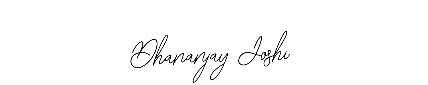 You should practise on your own different ways (Bearetta-2O07w) to write your name (Dhananjay Joshi) in signature. don't let someone else do it for you. Dhananjay Joshi signature style 12 images and pictures png