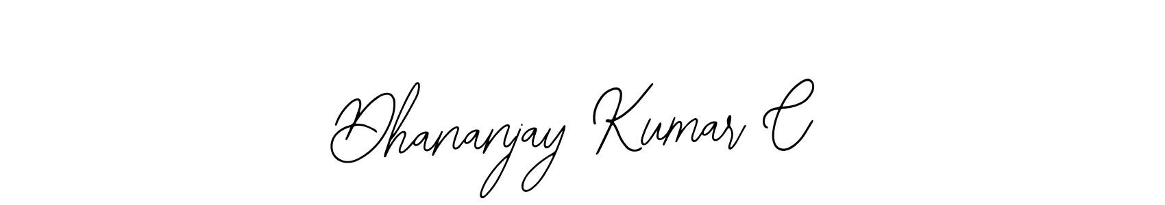 Design your own signature with our free online signature maker. With this signature software, you can create a handwritten (Bearetta-2O07w) signature for name Dhananjay Kumar C. Dhananjay Kumar C signature style 12 images and pictures png