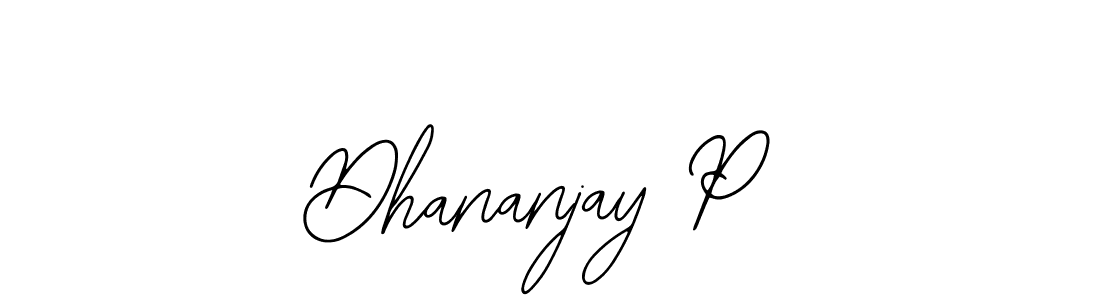 How to make Dhananjay P signature? Bearetta-2O07w is a professional autograph style. Create handwritten signature for Dhananjay P name. Dhananjay P signature style 12 images and pictures png