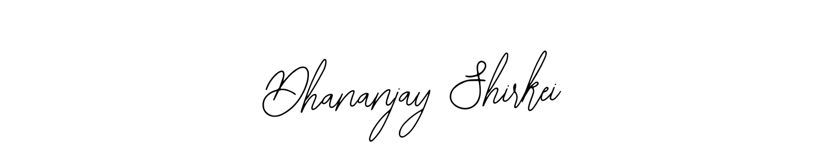 Bearetta-2O07w is a professional signature style that is perfect for those who want to add a touch of class to their signature. It is also a great choice for those who want to make their signature more unique. Get Dhananjay Shirkei name to fancy signature for free. Dhananjay Shirkei signature style 12 images and pictures png