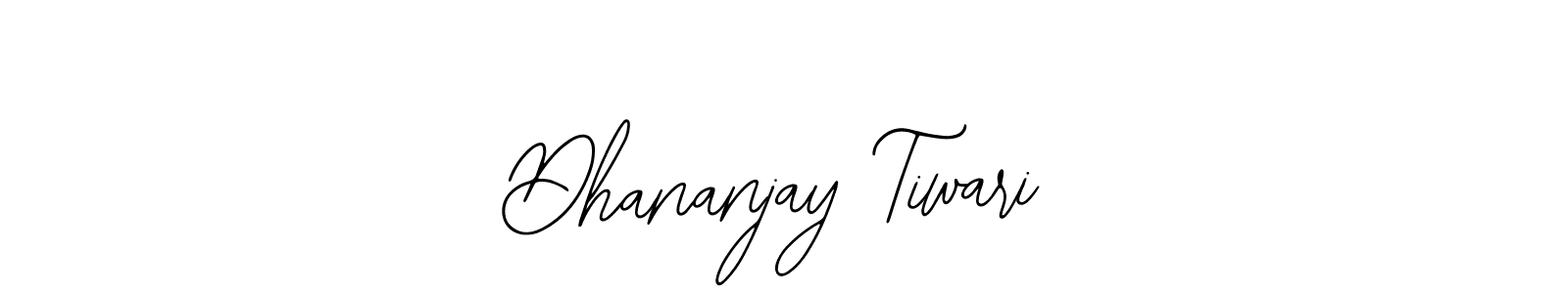 How to make Dhananjay Tiwari name signature. Use Bearetta-2O07w style for creating short signs online. This is the latest handwritten sign. Dhananjay Tiwari signature style 12 images and pictures png