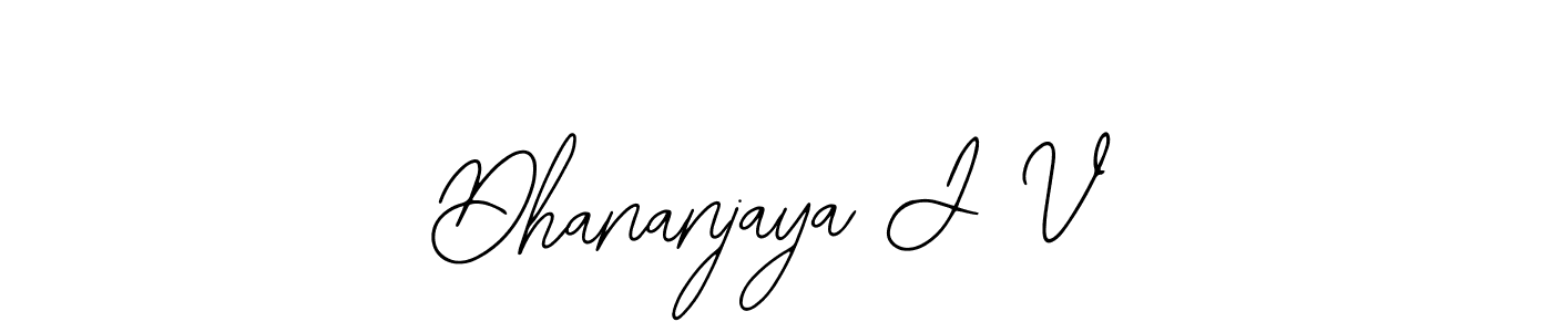 How to make Dhananjaya J V signature? Bearetta-2O07w is a professional autograph style. Create handwritten signature for Dhananjaya J V name. Dhananjaya J V signature style 12 images and pictures png