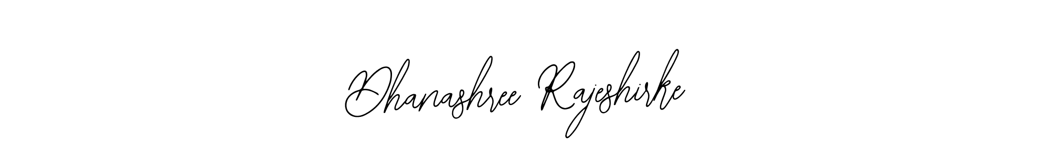 Make a beautiful signature design for name Dhanashree Rajeshirke. Use this online signature maker to create a handwritten signature for free. Dhanashree Rajeshirke signature style 12 images and pictures png