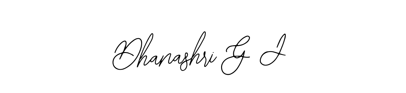 Dhanashri G J stylish signature style. Best Handwritten Sign (Bearetta-2O07w) for my name. Handwritten Signature Collection Ideas for my name Dhanashri G J. Dhanashri G J signature style 12 images and pictures png