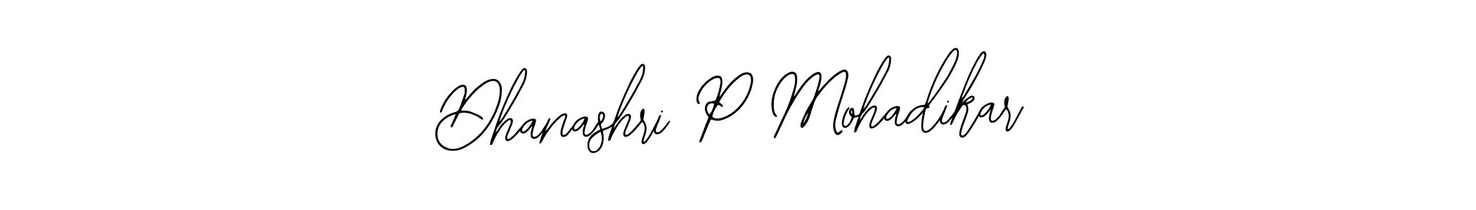 Similarly Bearetta-2O07w is the best handwritten signature design. Signature creator online .You can use it as an online autograph creator for name Dhanashri P Mohadikar. Dhanashri P Mohadikar signature style 12 images and pictures png