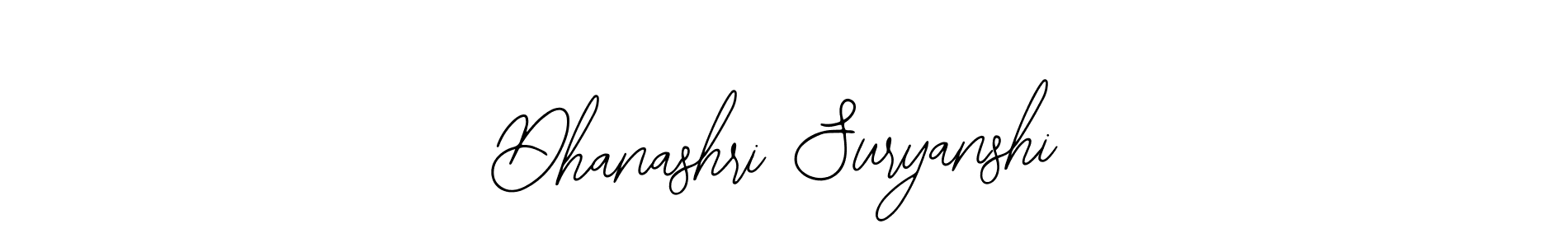 Make a beautiful signature design for name Dhanashri Suryanshi. With this signature (Bearetta-2O07w) style, you can create a handwritten signature for free. Dhanashri Suryanshi signature style 12 images and pictures png