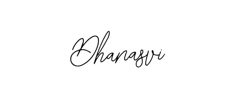 Use a signature maker to create a handwritten signature online. With this signature software, you can design (Bearetta-2O07w) your own signature for name Dhanasvi. Dhanasvi signature style 12 images and pictures png