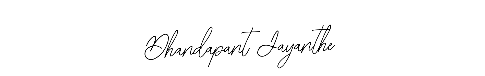 It looks lik you need a new signature style for name Dhandapant Jayanthe. Design unique handwritten (Bearetta-2O07w) signature with our free signature maker in just a few clicks. Dhandapant Jayanthe signature style 12 images and pictures png